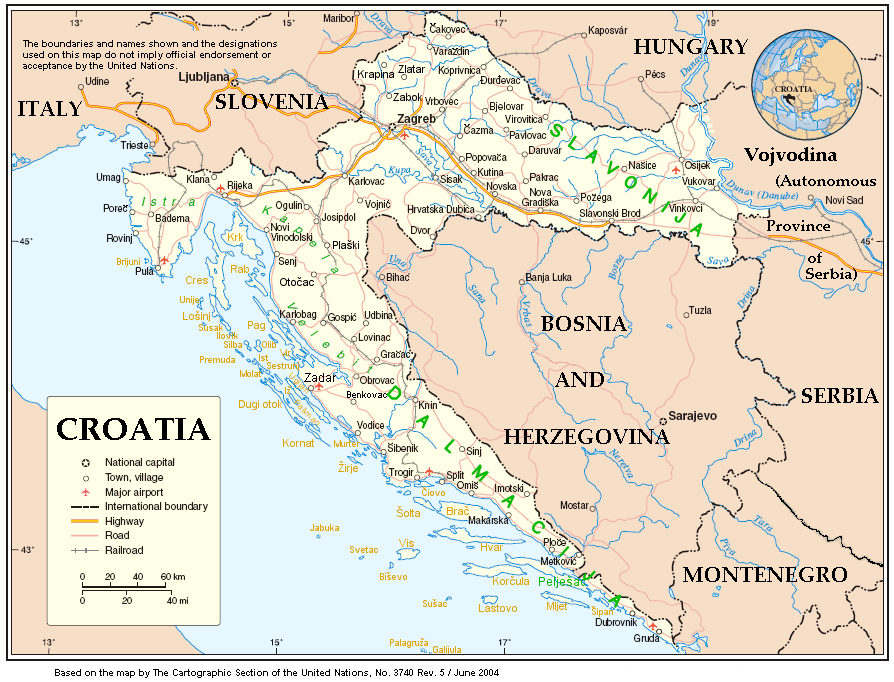 mapa-chorvatska-chorvatsko-mapa