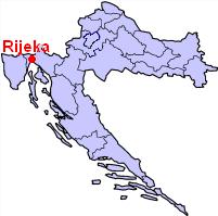Rijeka - mapa